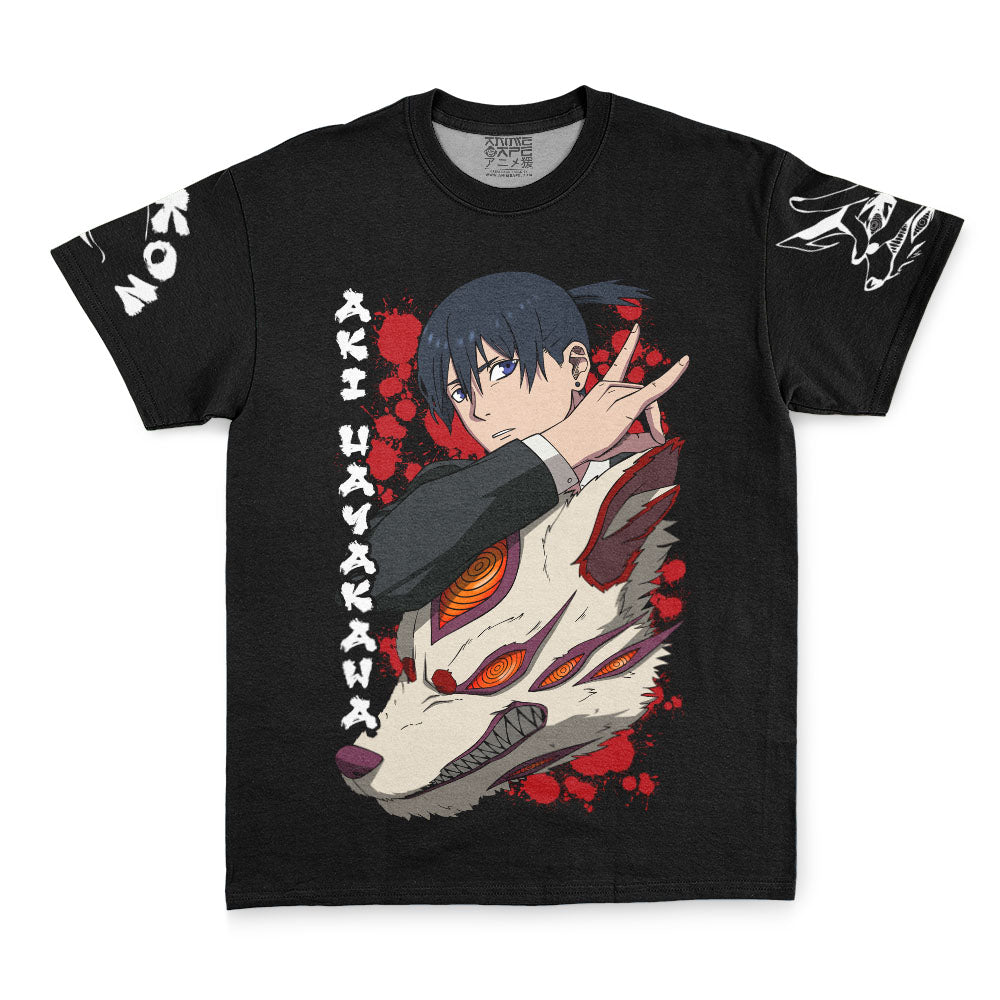 Aki Hayakawa Kon Chainsaw Man Streetwear T-Shirt
