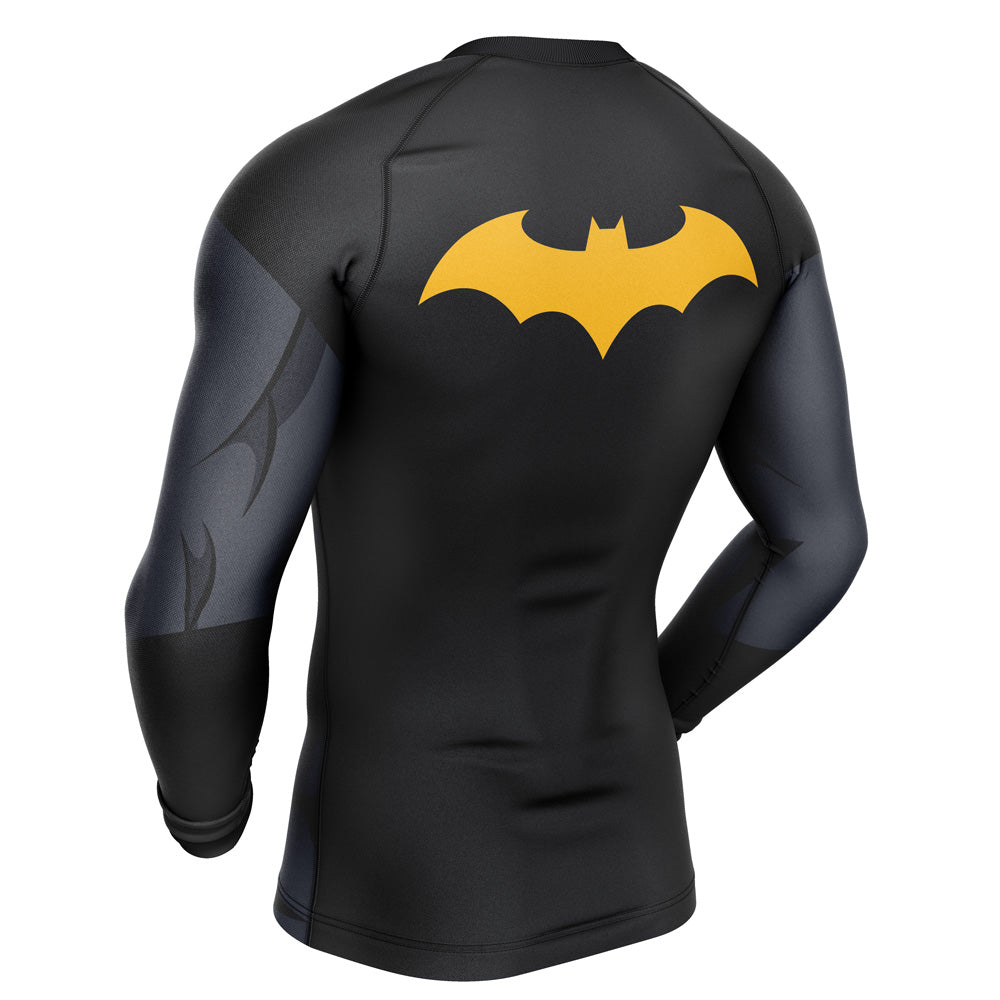 Batman DC Comics Long Sleeve Rash Guard Compression