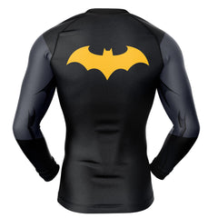 Batman DC Comics Long Sleeve Rash Guard Compression