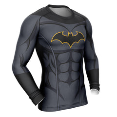 Batman DC Comics Long Sleeve Rash Guard Compression