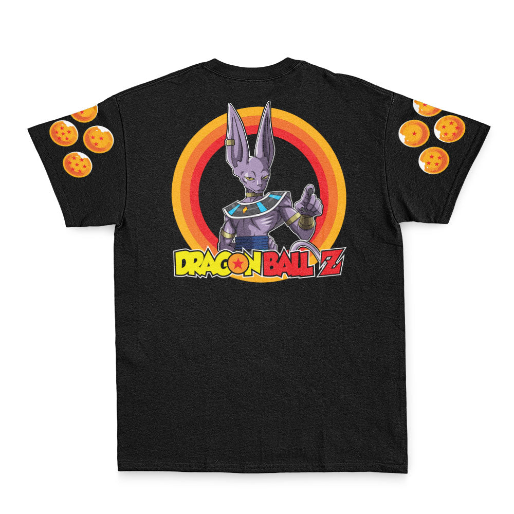 Beerus Fight DBZ Streetwear T-Shirt