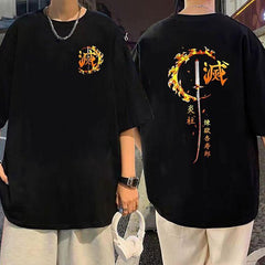 Nysekai "Rengoku X Sword - Demon Slayer" Oversize T Shirt