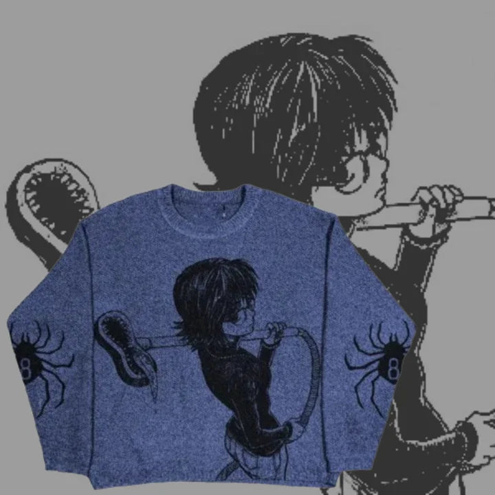 Nysekai " Shizuku Murasaki Hunter X Hunter" Knitted Sweater