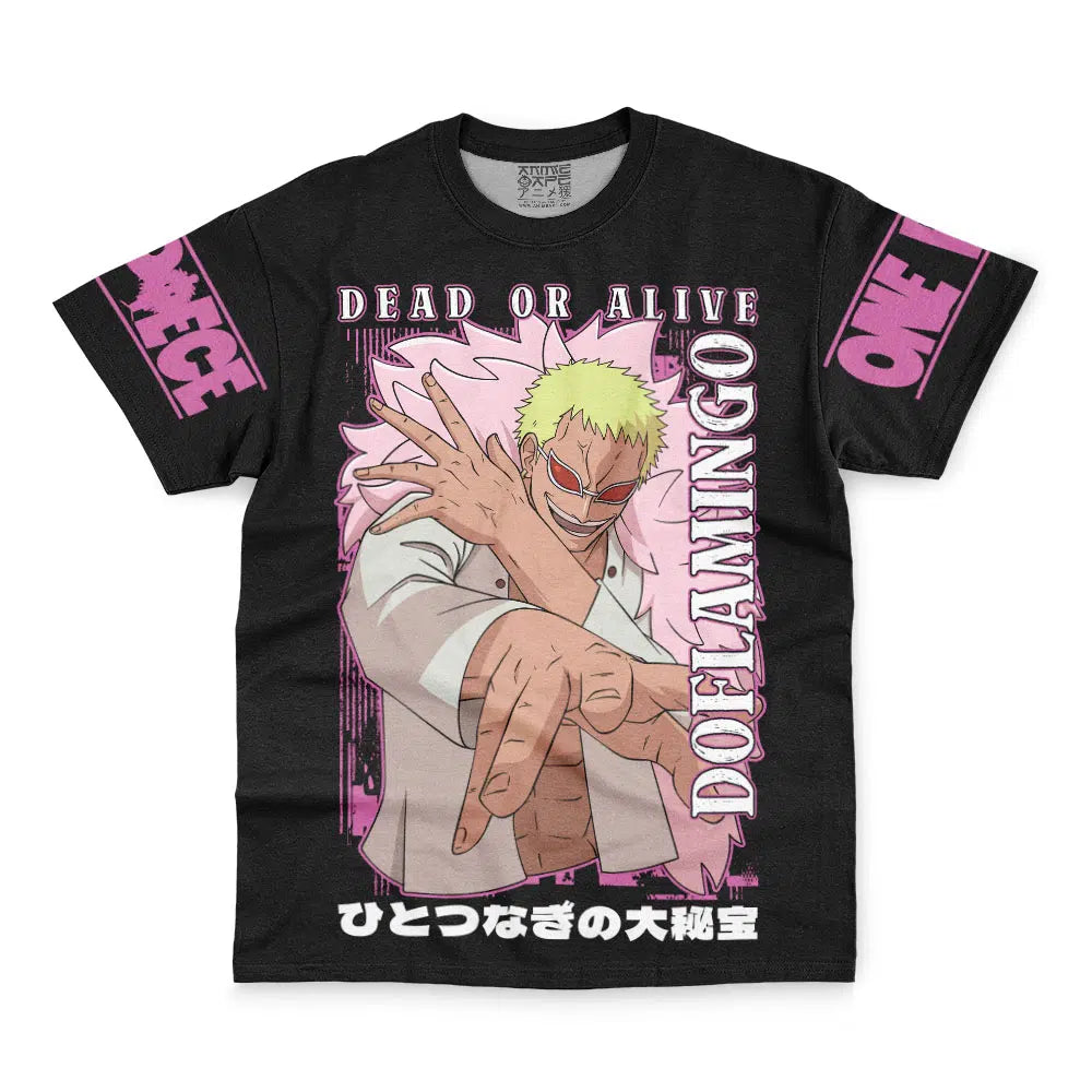 Doflamingo Dead Or Alive One Piece Streetwear T-Shirt