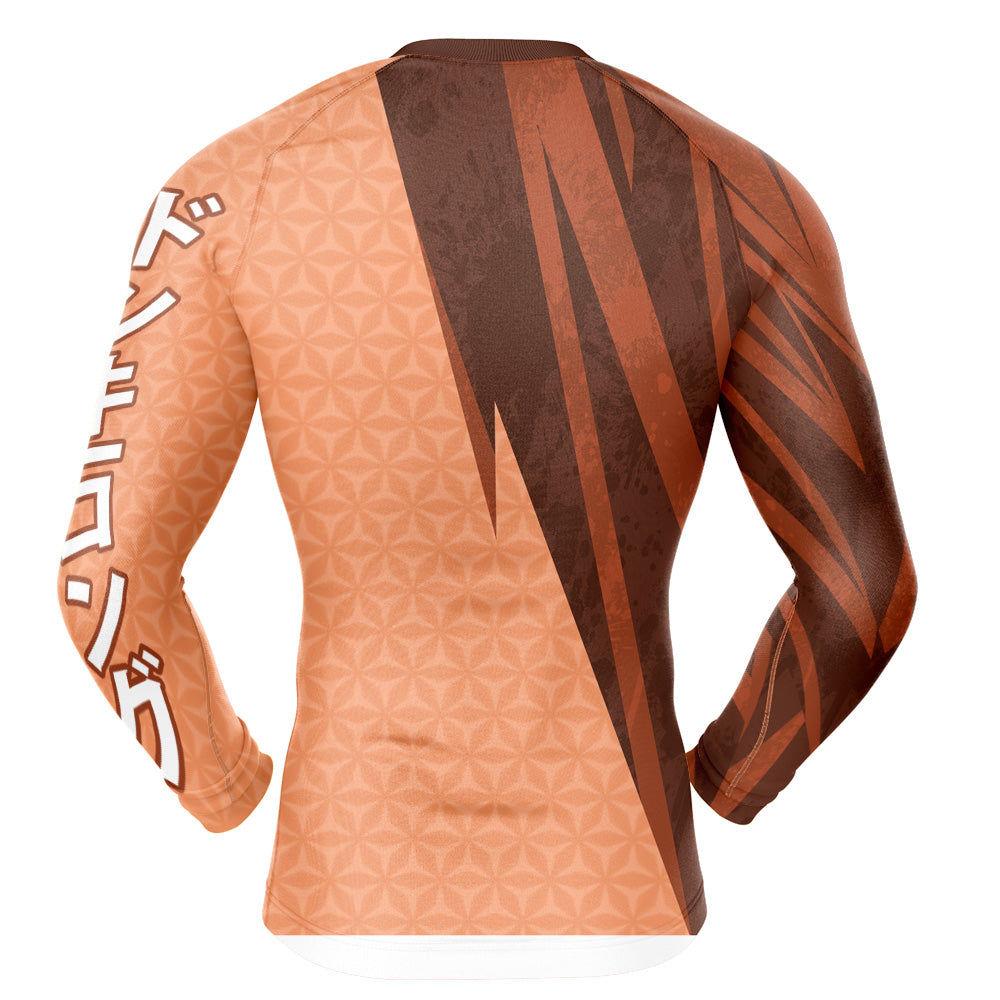 Donkey Kong Super Smash Bros Long Sleeve Rash Guard Compression