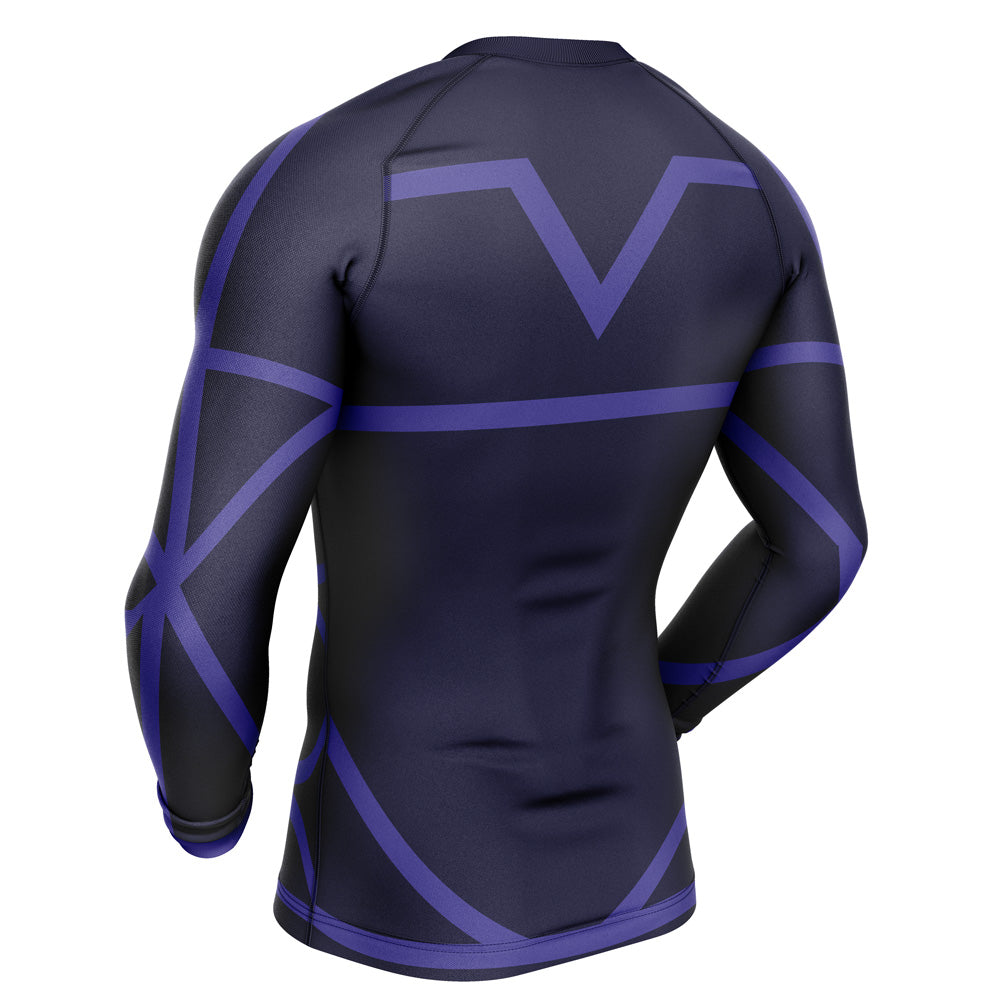 Football Club Blue Lock Long Sleeve Rash Guard Compression