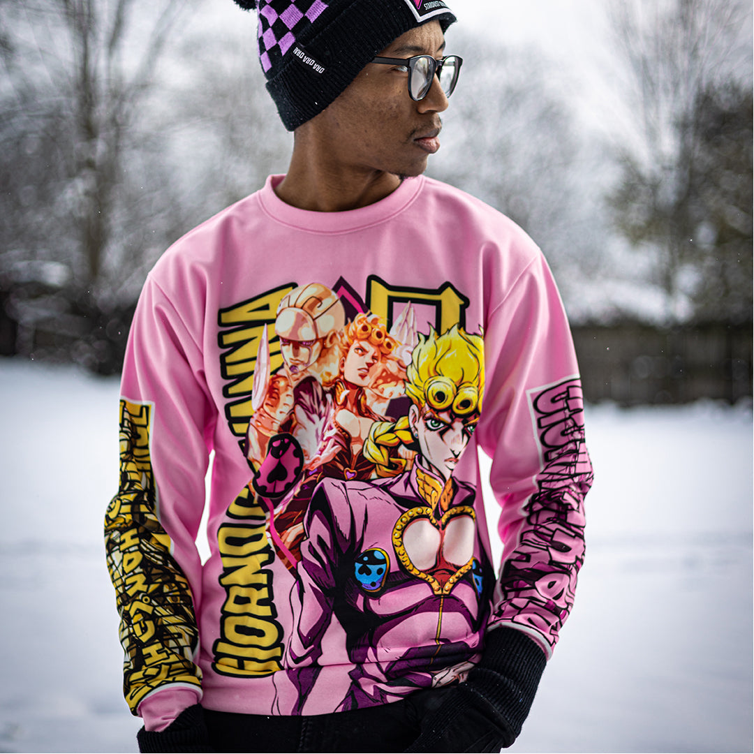 Giorno Giovanna Jojo's Bizarre Adventure Streetwear Sweatshirt