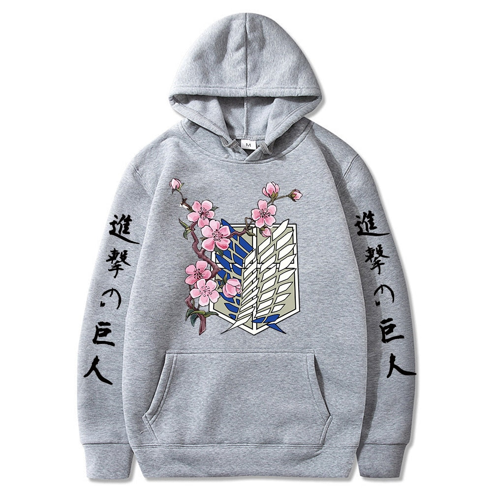 Nysekai Survey Corps Floral Hoodie