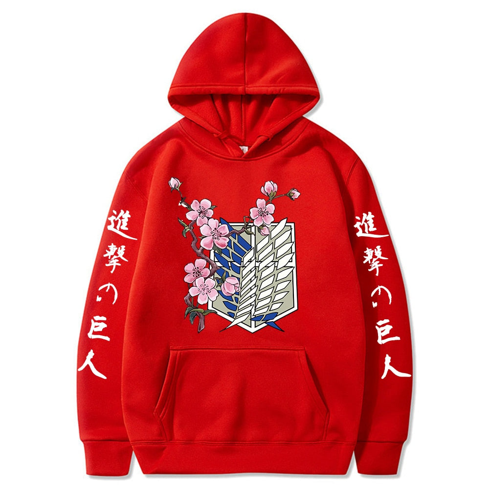 Nysekai Survey Corps Floral Hoodie