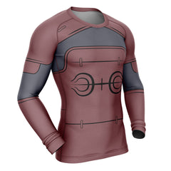 Hashirama Senju Naruto Long Sleeve Rash Guard Compression