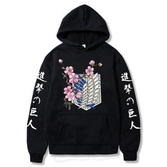 Nysekai Survey Corps Floral Hoodie