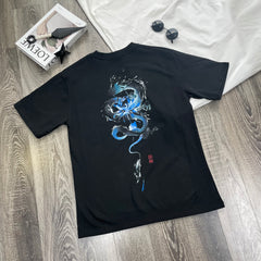 Nysekai "Blue Spider Lily - Kimetsu no Yaiba" Oversize T Shirt