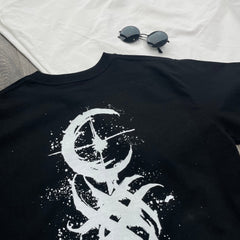 Dead Moon Art Totem Print  Oversize T Shirt - Nysekai