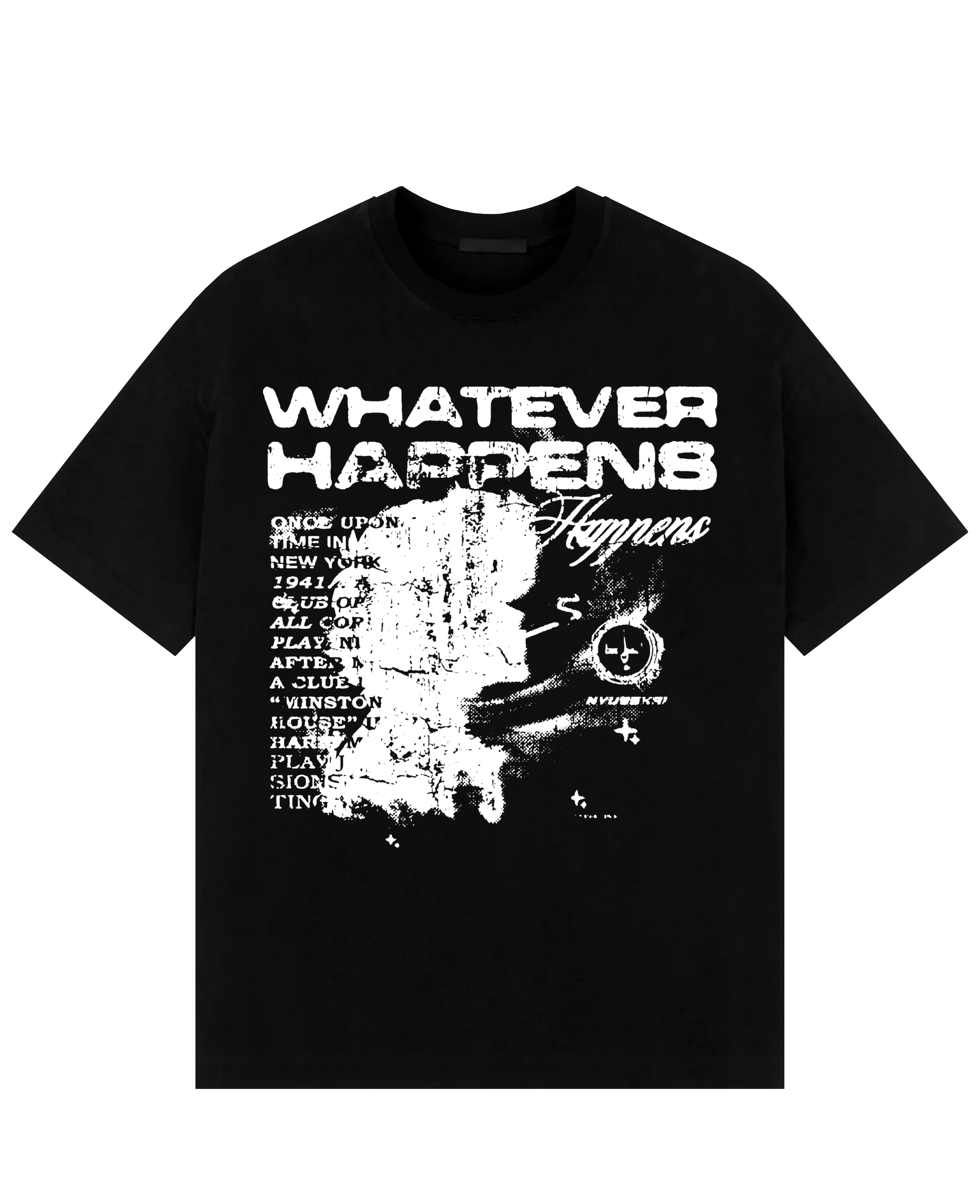 "WHATEVER HAPPENS - Cowboy Bebop" Oversize T-Shirt