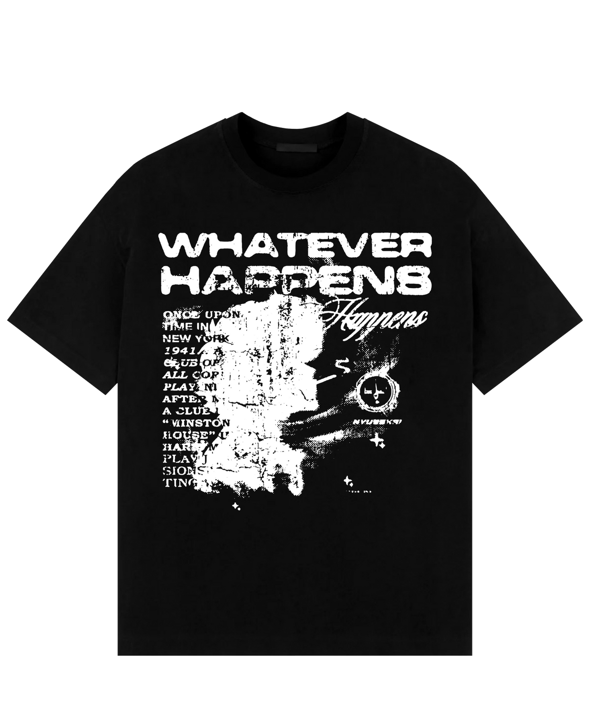 "WHATEVER HAPPENS - Cowboy Bebop" Oversize T-Shirt