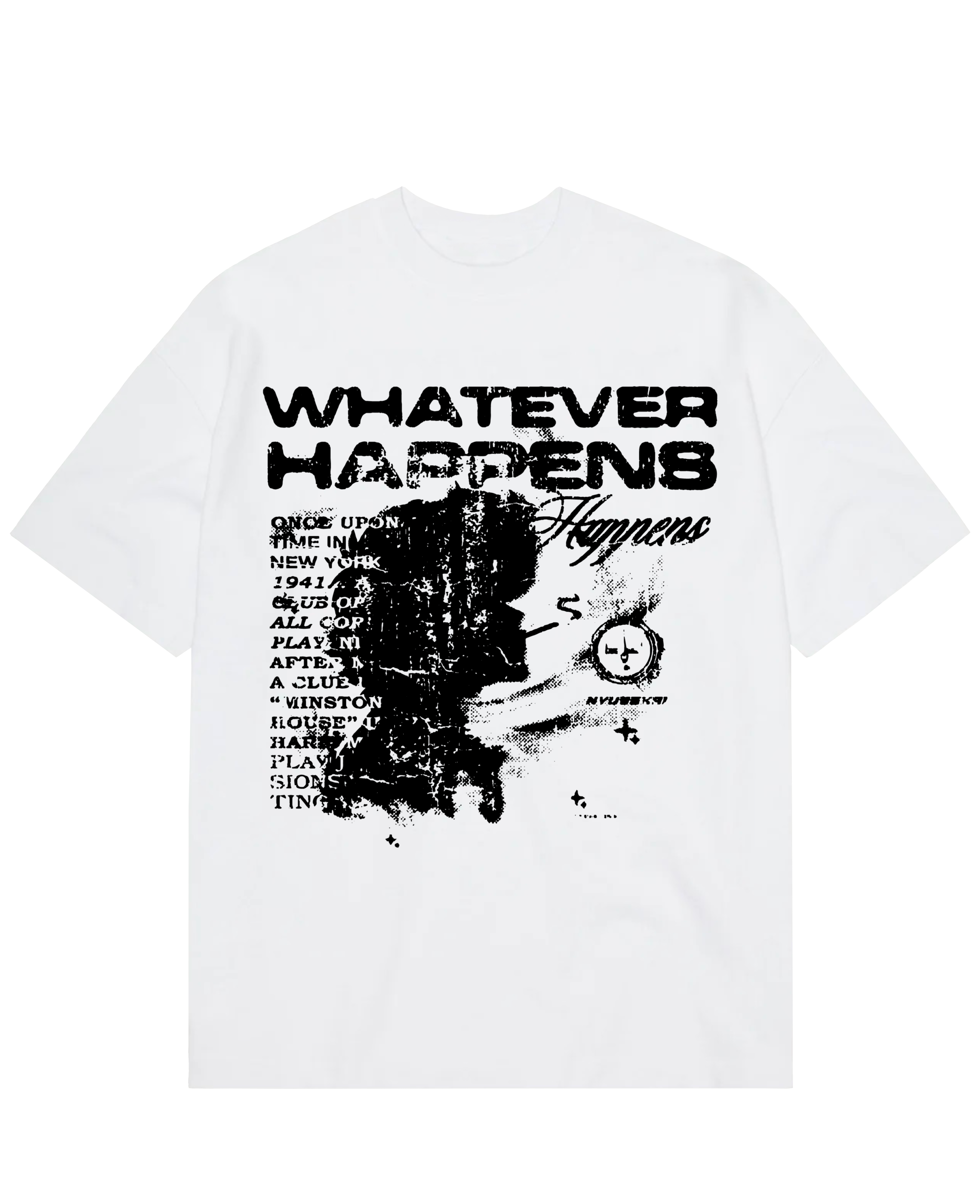 "WHATEVER HAPPENS - Cowboy Bebop" Oversize T-Shirt