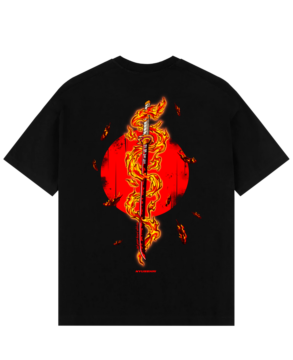 "Rengoku X Set your heart ablaze - Demon Slayer" Oversize T-Shirt