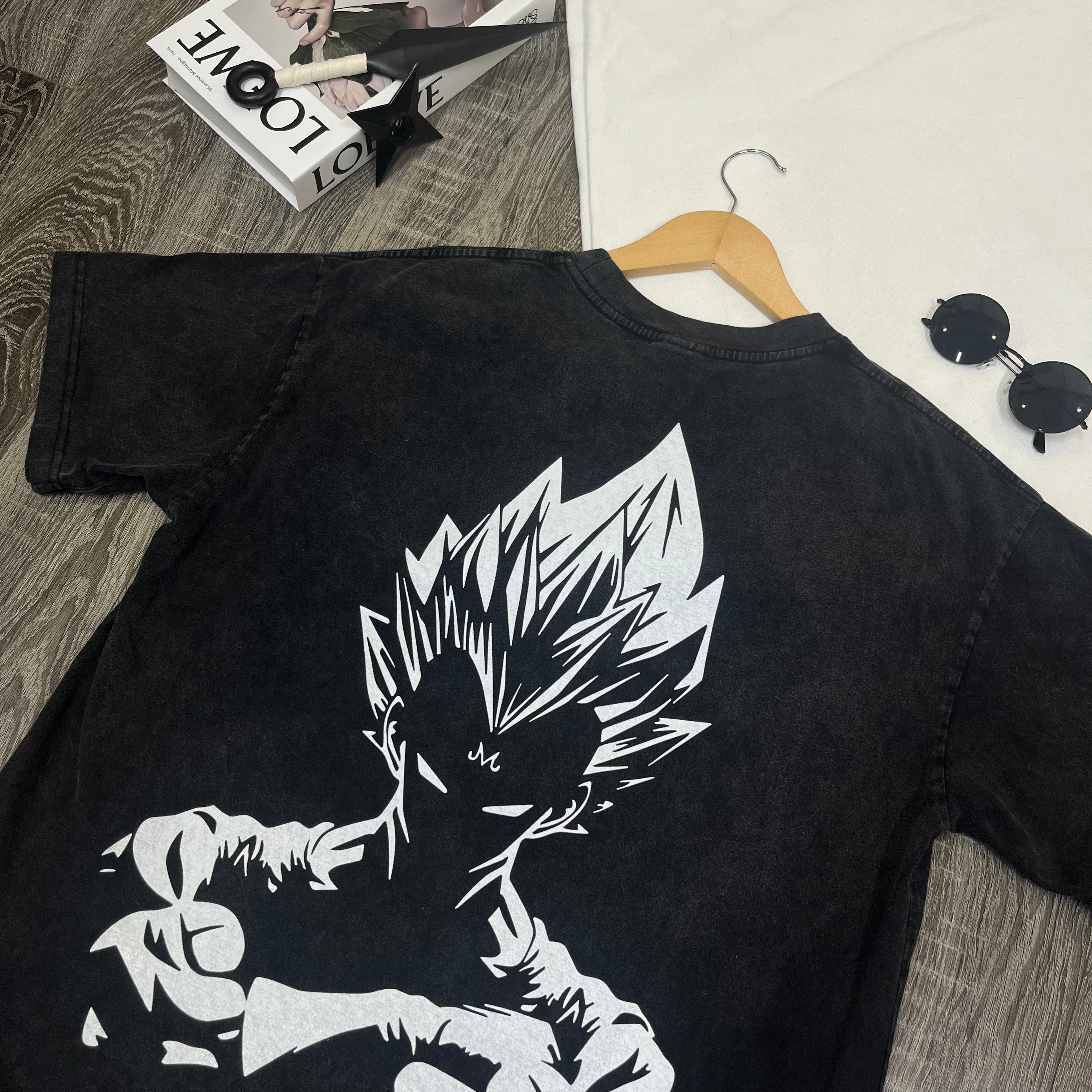 Nysekai "Vegeta Super - Dragon Ball" Vintage Oversize T Shirt