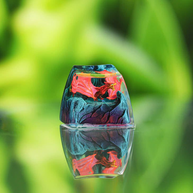 Fire Dragon Artisan keycap - Hirosart