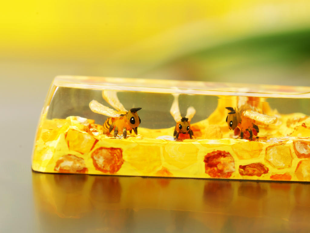 Honey Bee Artisan keycap - Hirosart