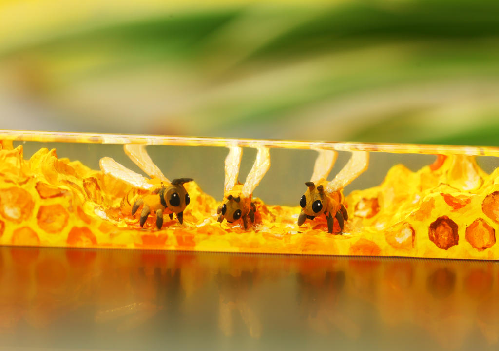 Honey Bee Artisan keycap - Hirosart