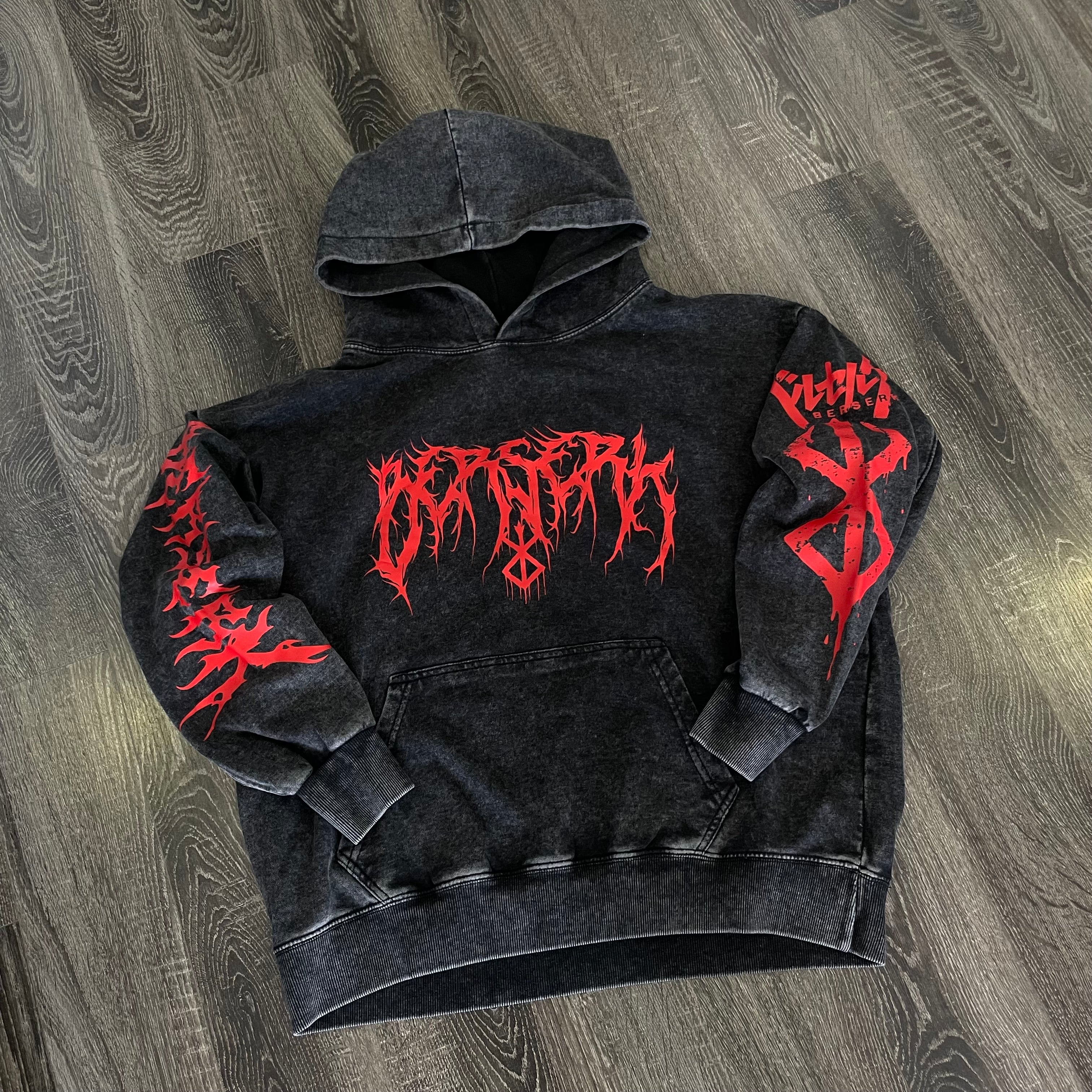Brand of Sacrifice - Berserk Vintage Oversized Hoodie