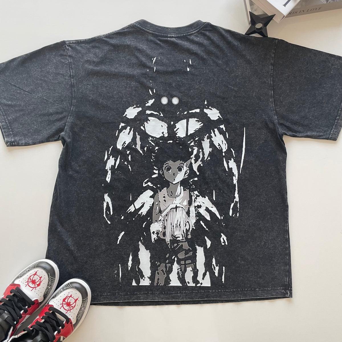 Nysekai "Retro Heavy Limited Gon Freecss Hunter X Hunter Anime" Vintage Oversized T Shirt