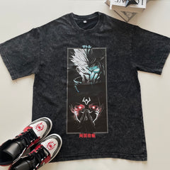 Satoru Gojo, Sukuna, Jujutsu Kaisen Anime Vintage Oversize T Shirt