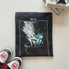 Satoru Gojo, Sukuna, Jujutsu Kaisen Anime Vintage Oversize T Shirt