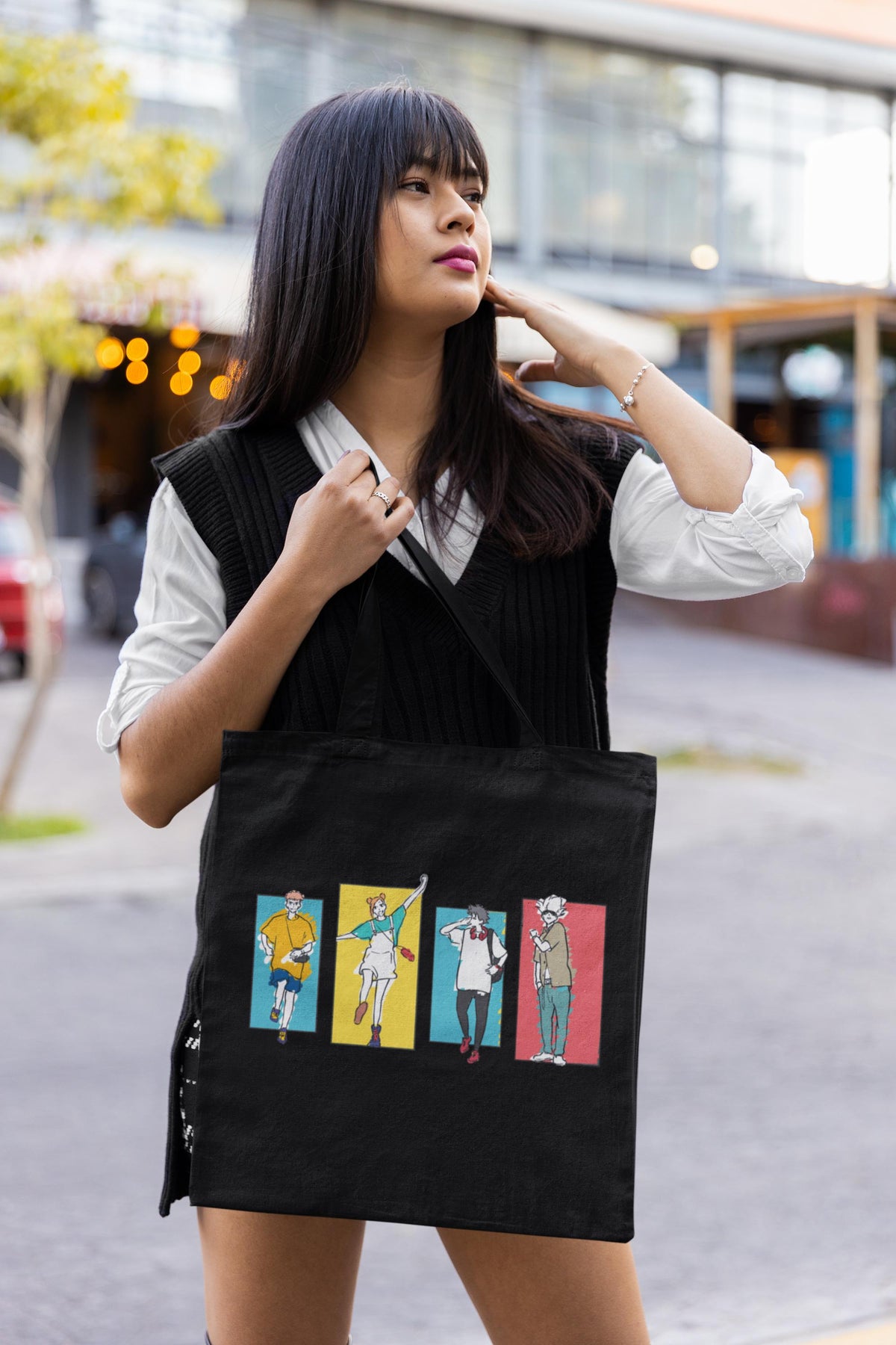 Nysekai "Jujutsu Kaisen Characters" Tote Bag