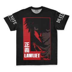 L Lawliet Justice Death Note Streetwear T-Shirt