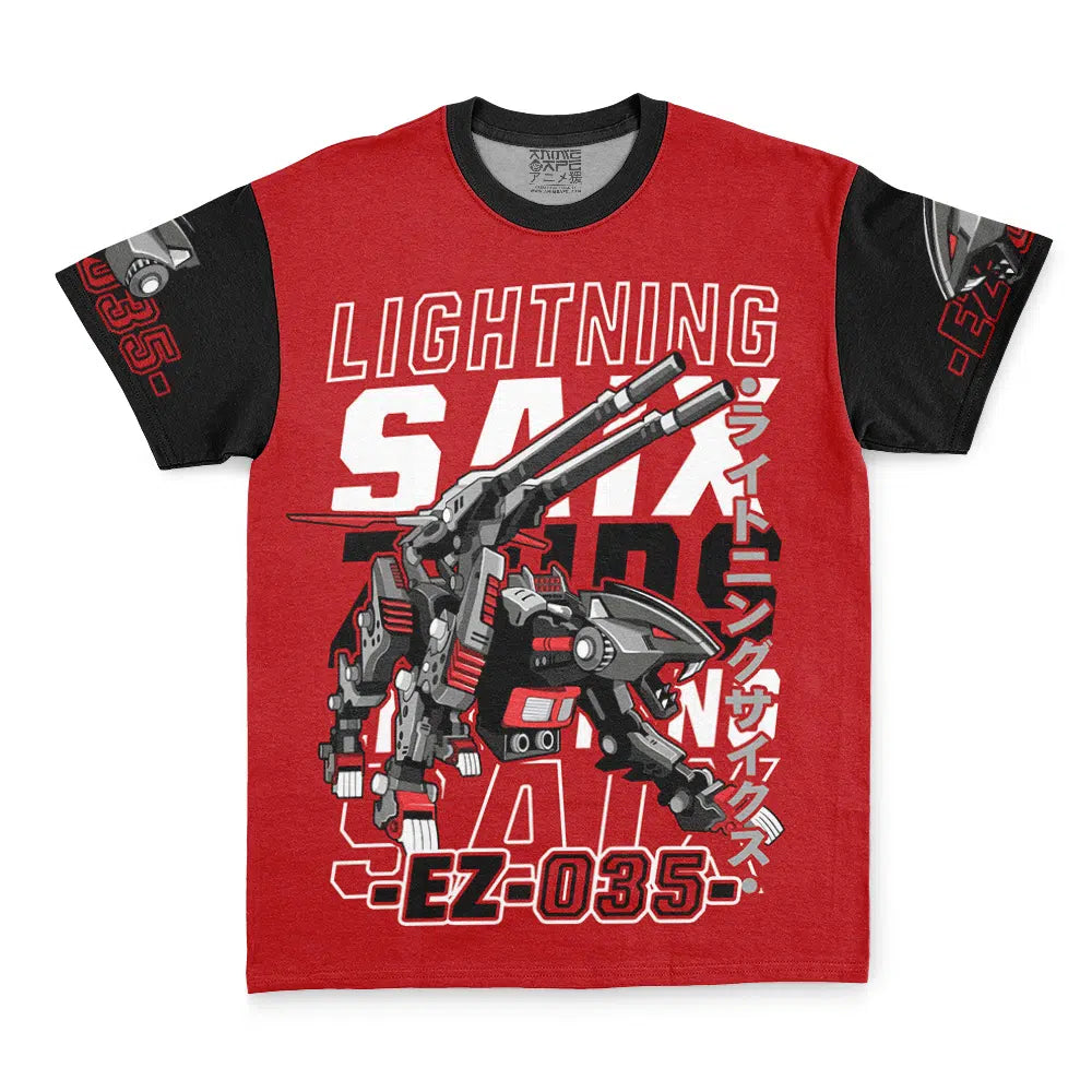 Lightning Saix Zoids Streetwear T-Shirt