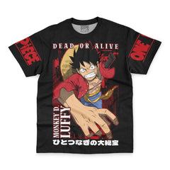 Monkey D. Luffy Dead Or Alive One Piece Streetwear T-Shirt