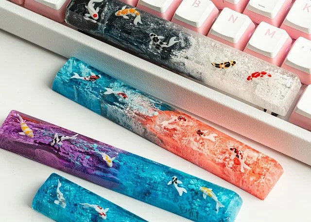 Custom Koi Resin Keycap - Hirosart