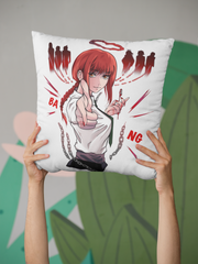 Nysekai "Makima X bang - Chainsaw Man" Pillow