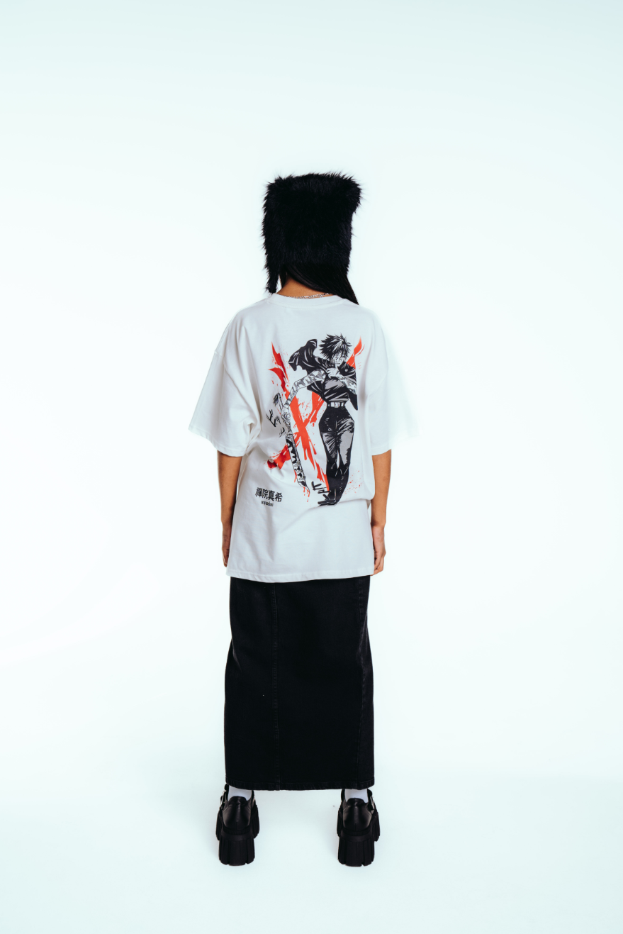 "Maki X Dragon-Bone - Jujutsu Kaisen" Oversized T-Shirt