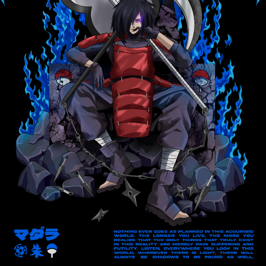 "Madara X Throne - Naruto Shippuden" Hoodie