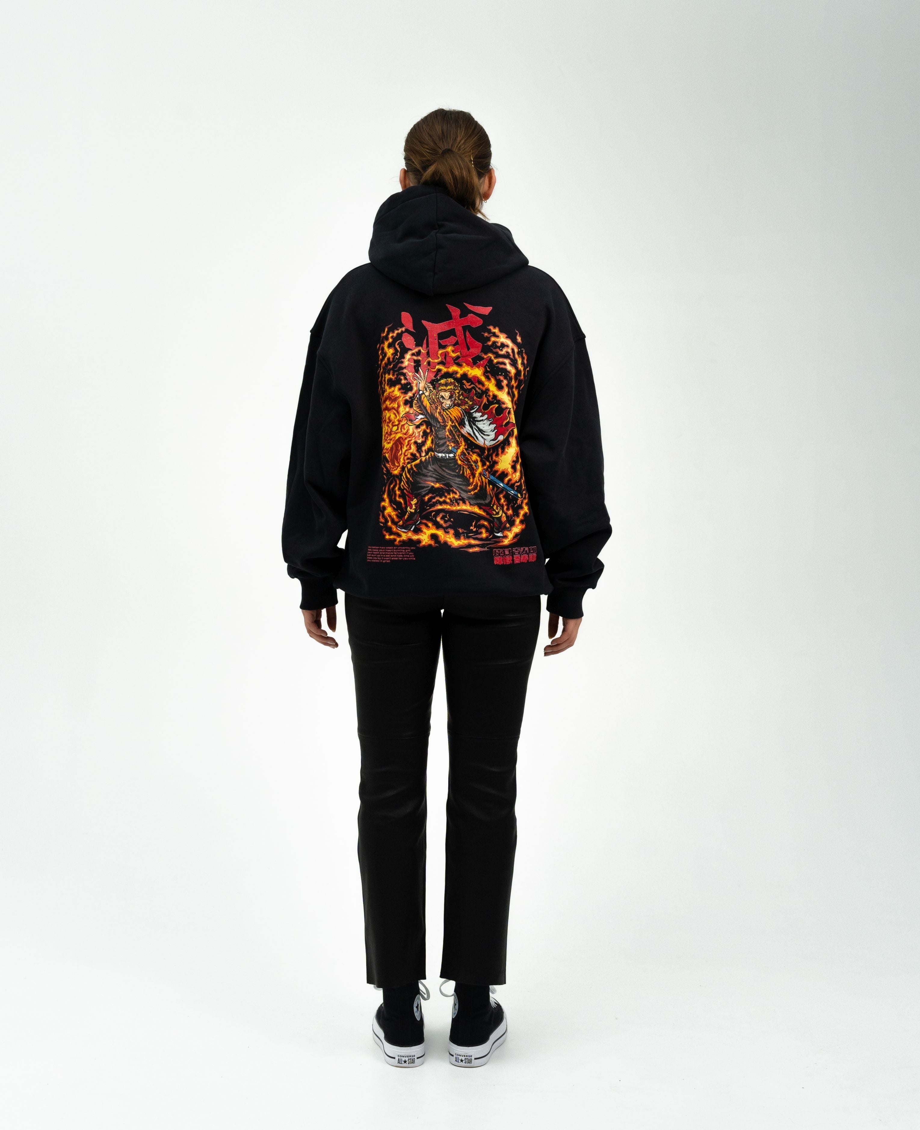 "Rengoku X Flaming Tiger - Demon Slayer" Hoodie