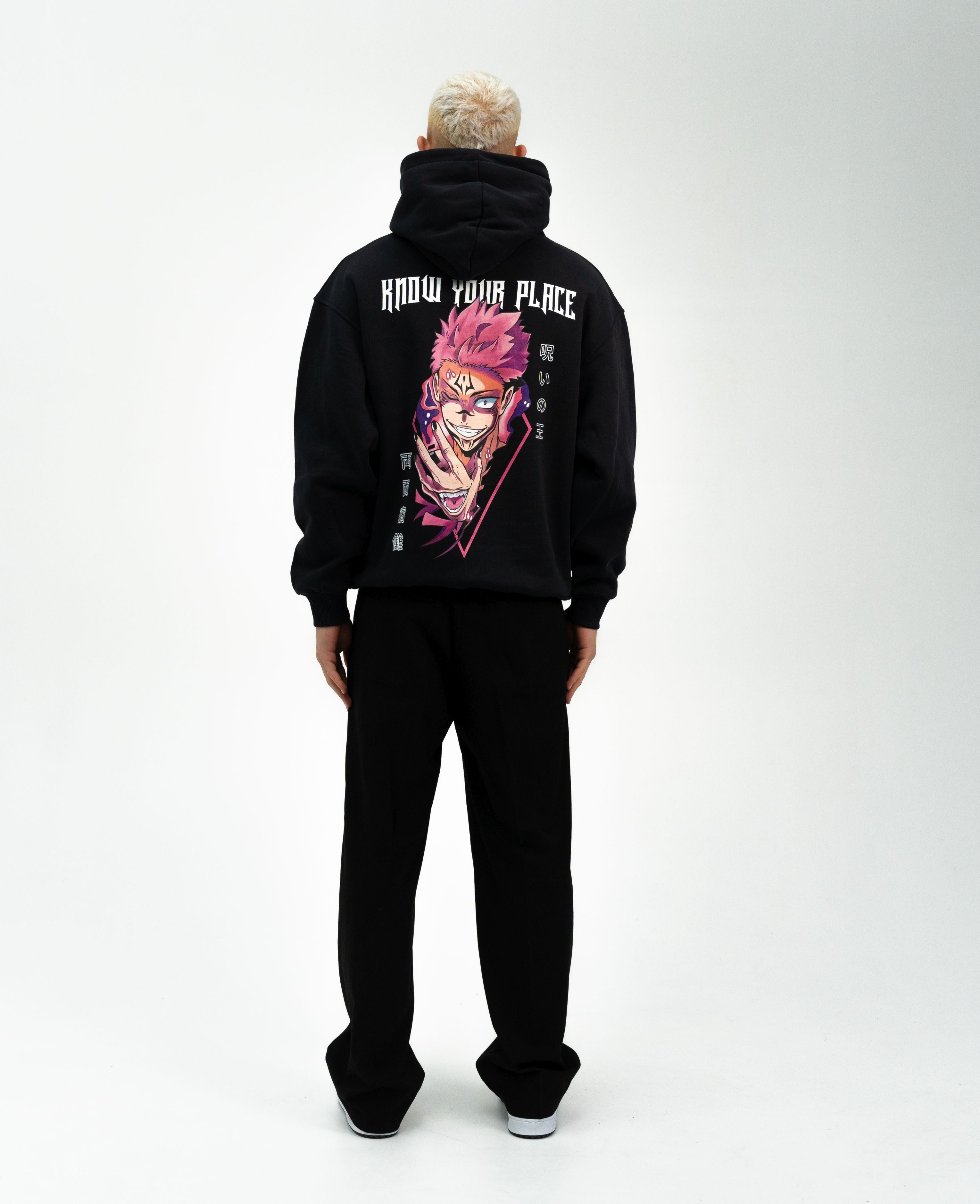 "Sukuna X Know your place - Jujutsu Kaisen" Hoodie