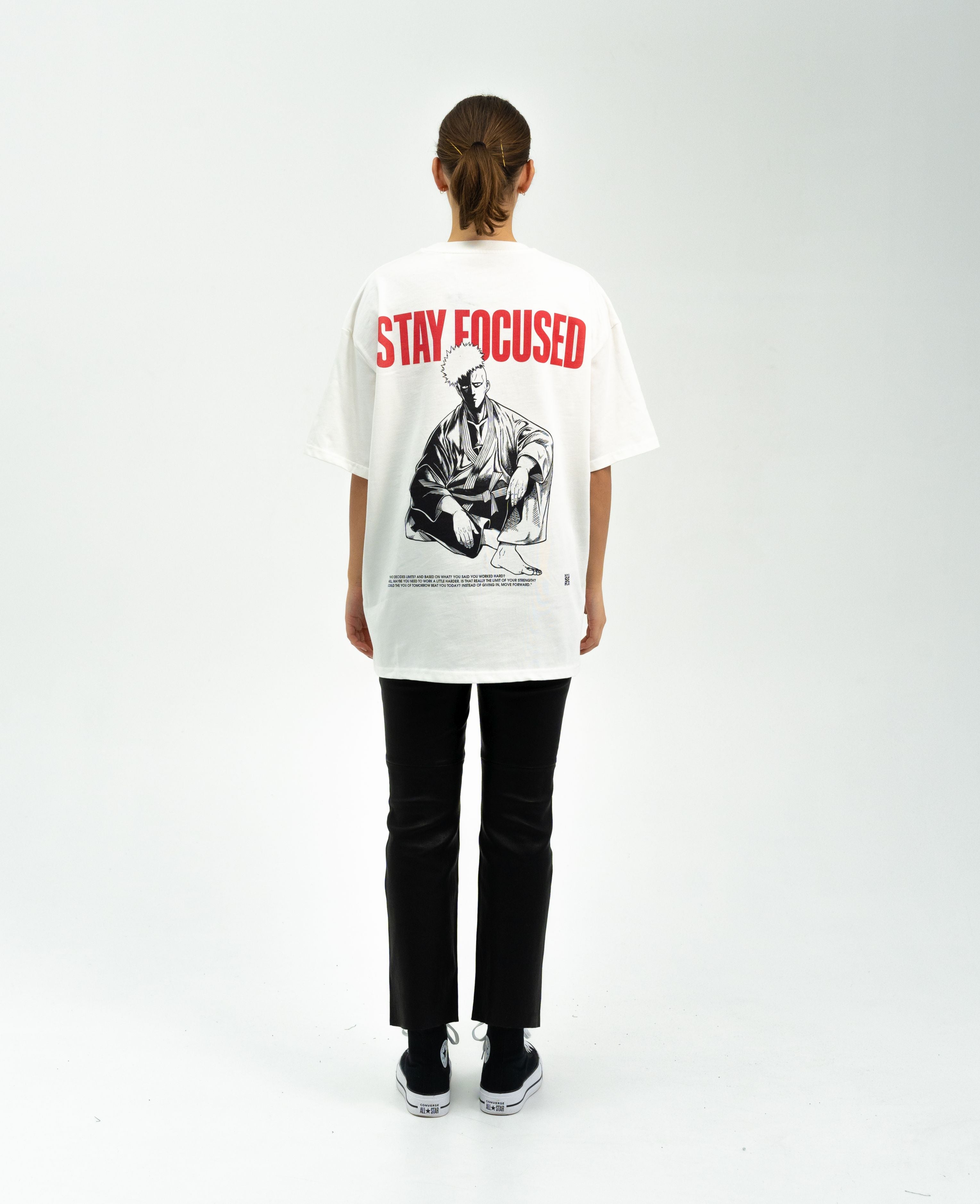 "Saitama X Stay Focused - One Punch Man" Oversize T-Shirt