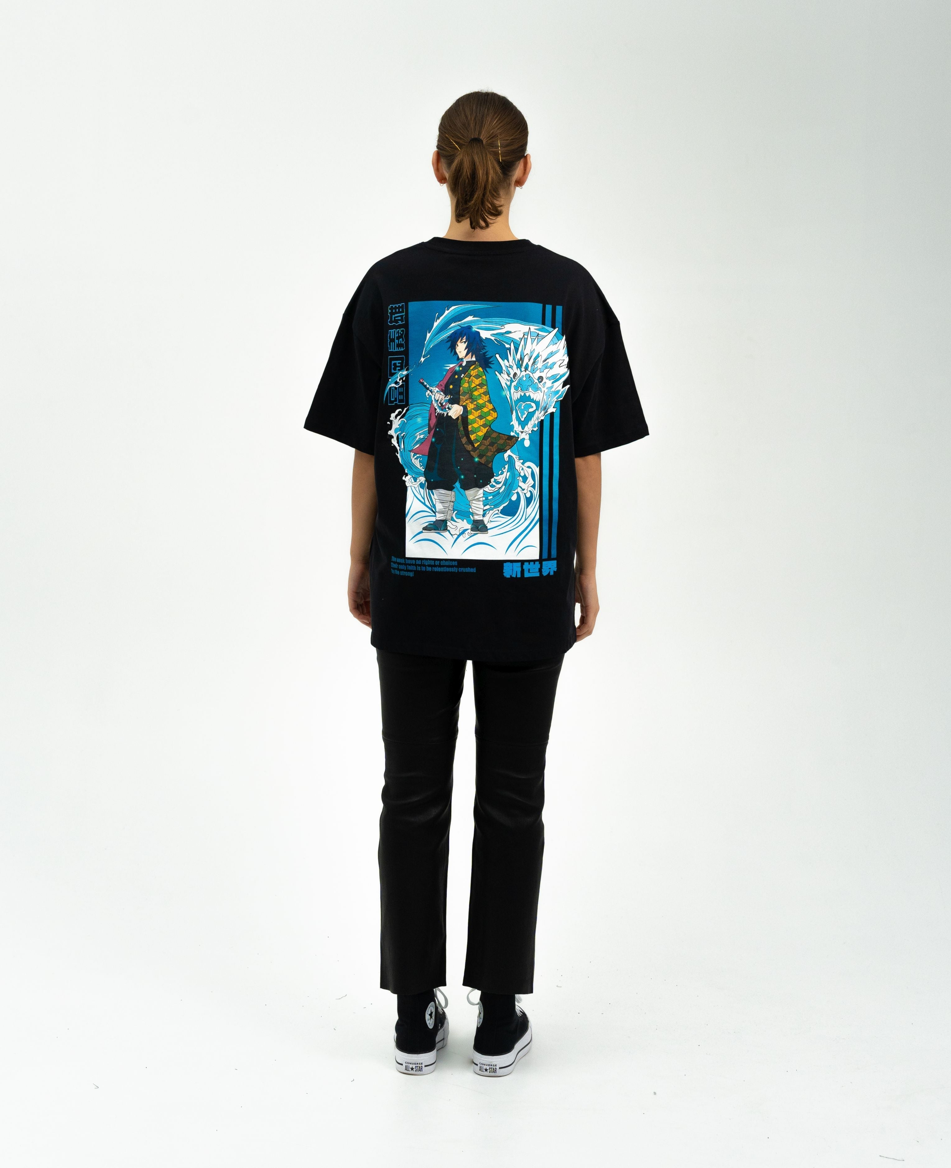 "Giyu X Water Dragon - Demon Slayer" Oversize T-Shirt