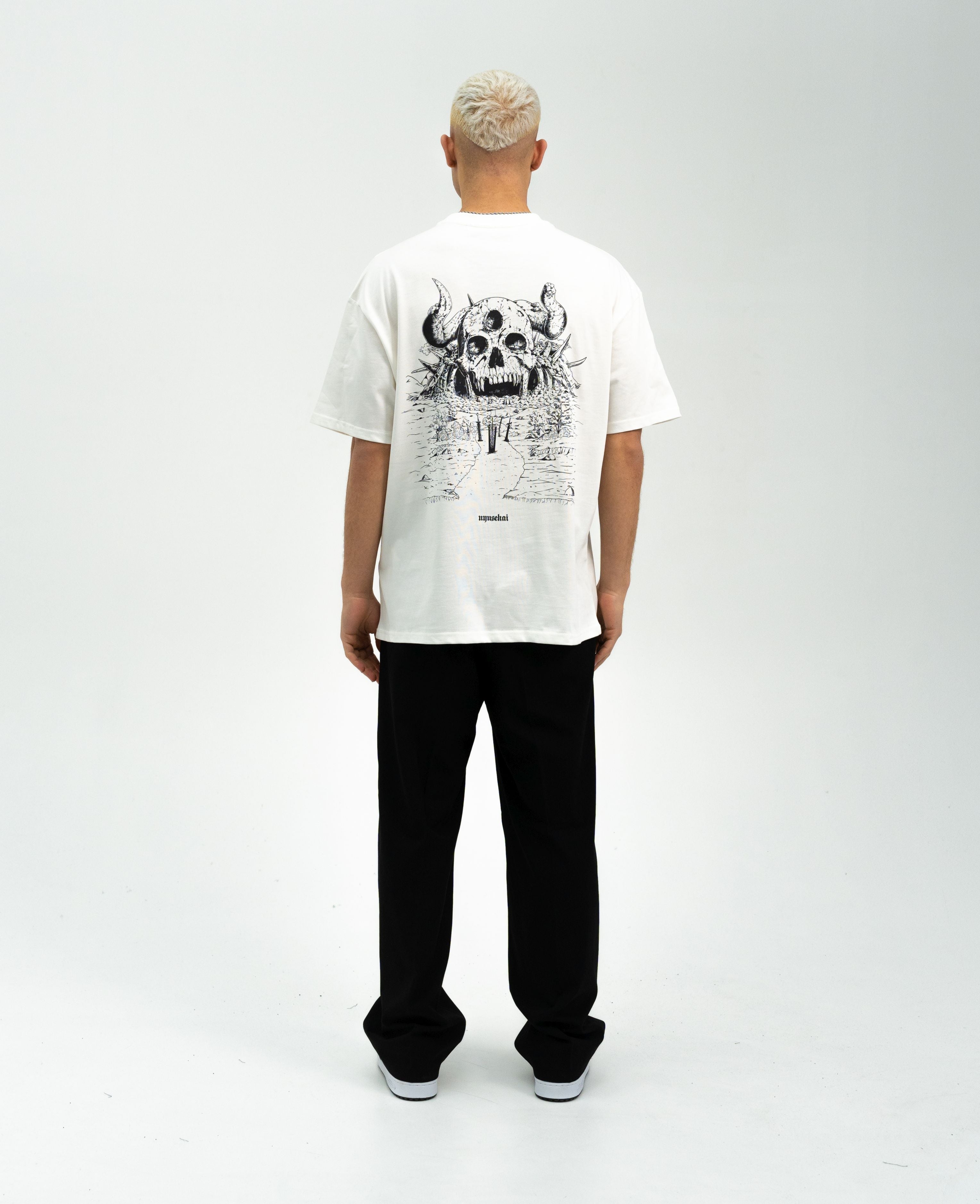 "Demon Skull - Black Clover" Oversized T-Shirt