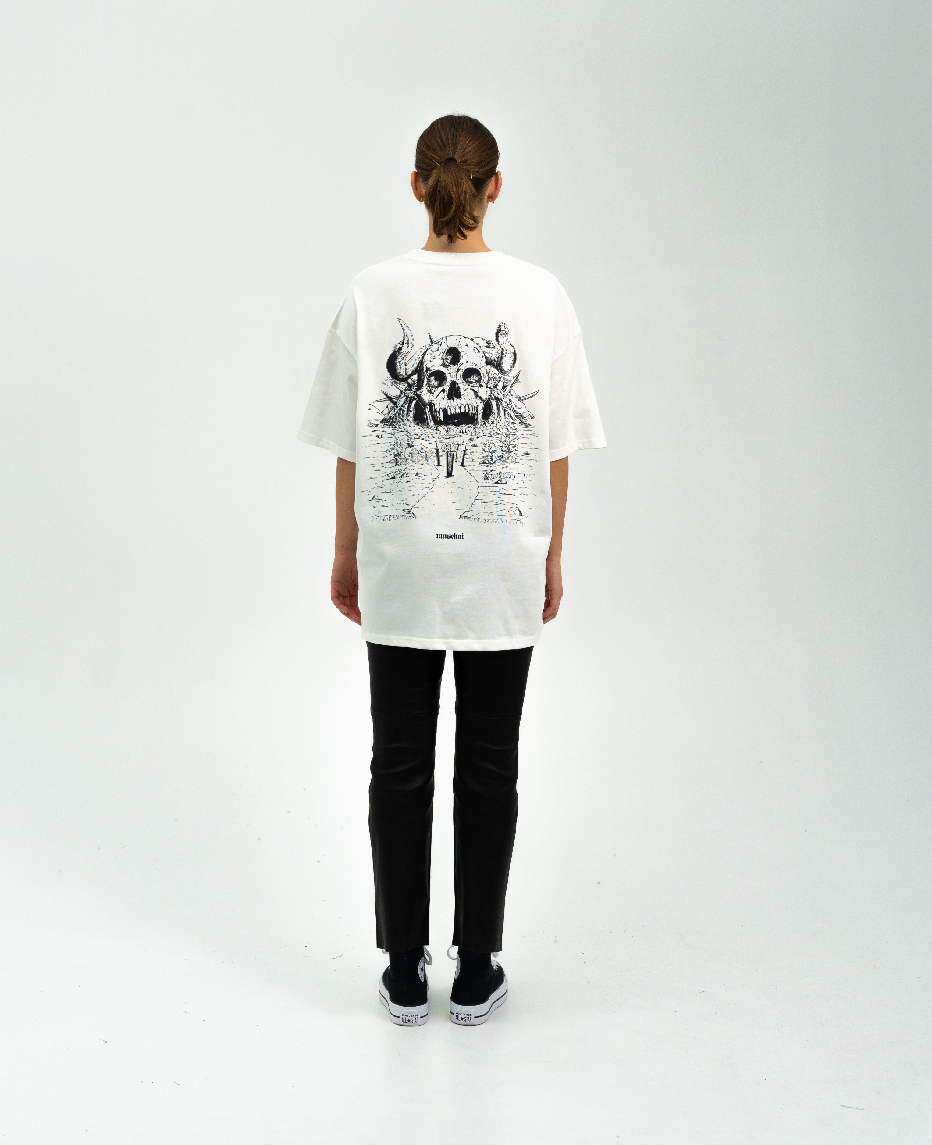 "Demon Skull - Black Clover" Oversized T-Shirt