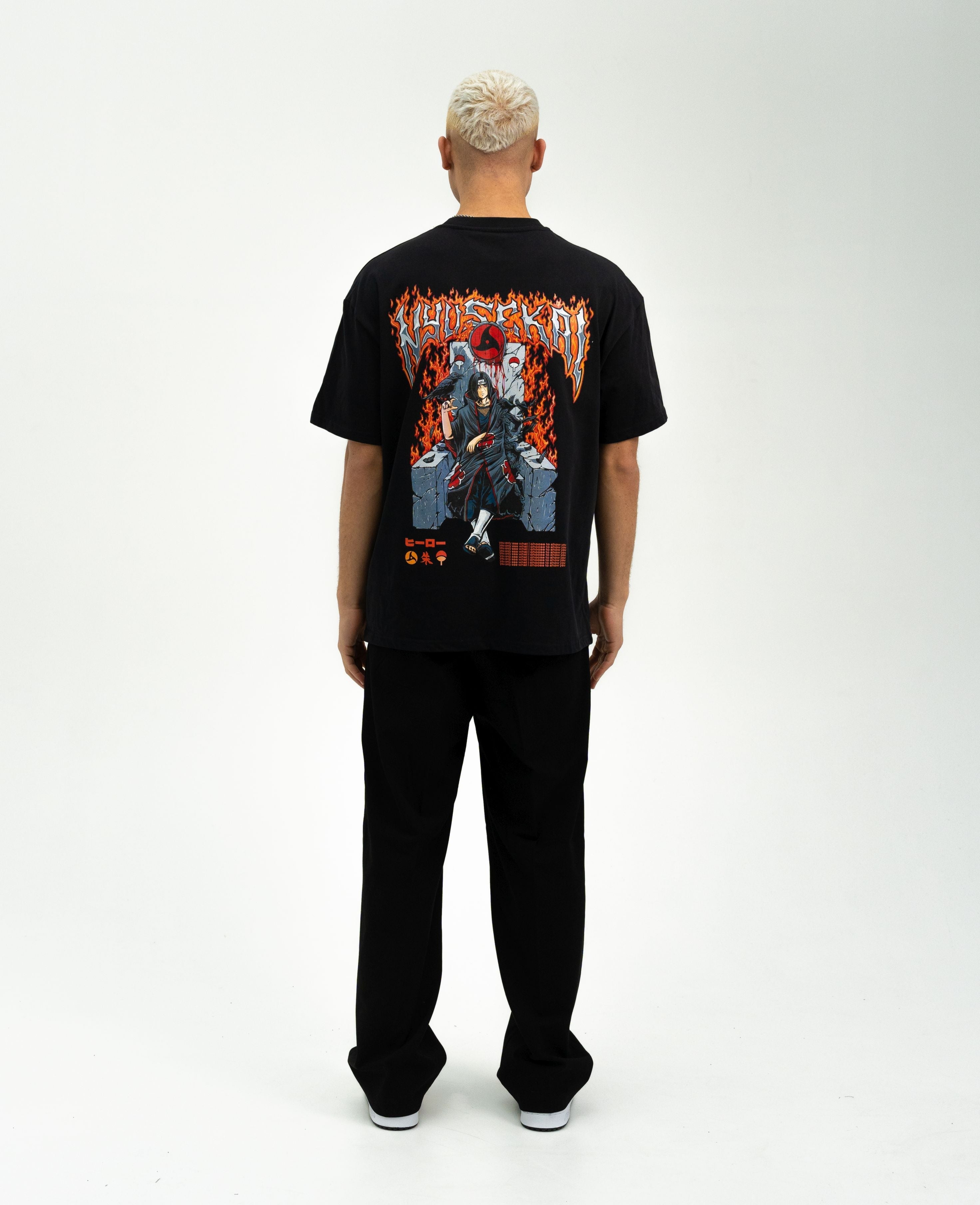 "Itachi X Throne - Naruto Shippuden" Oversize T-Shirt V2