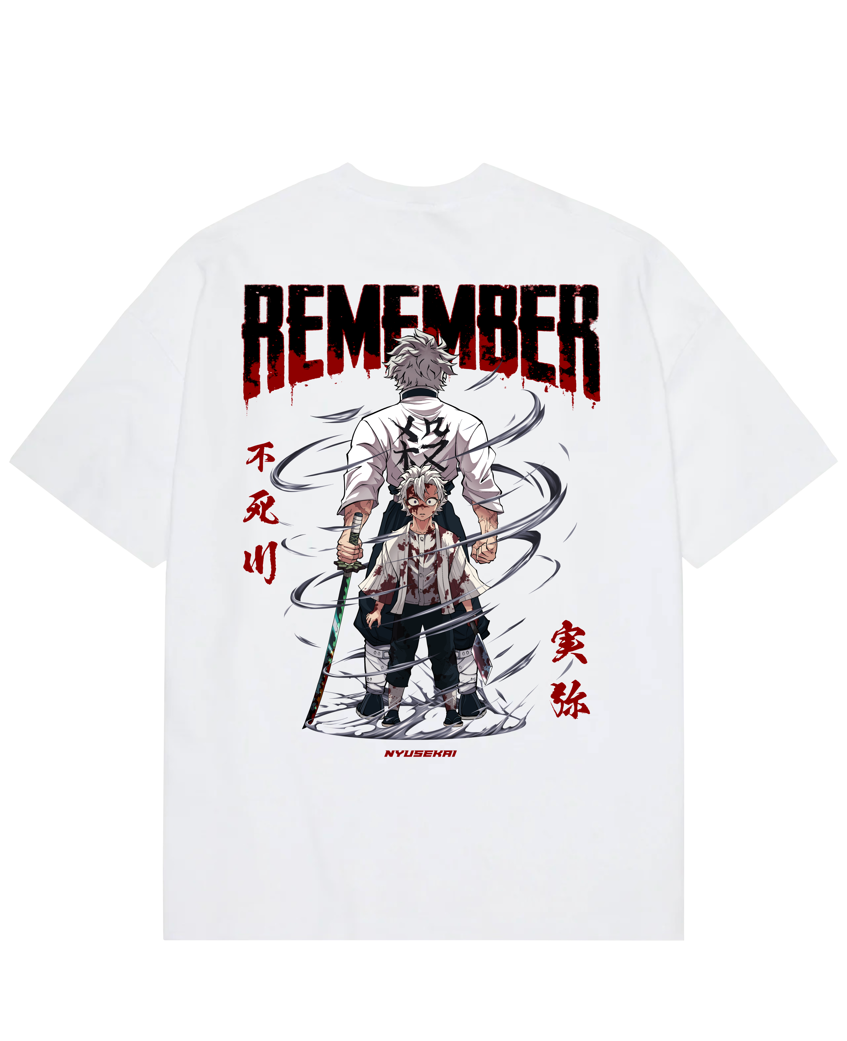 "Sanemi X Remember - Demon Slayer" Oversize T-Shirt