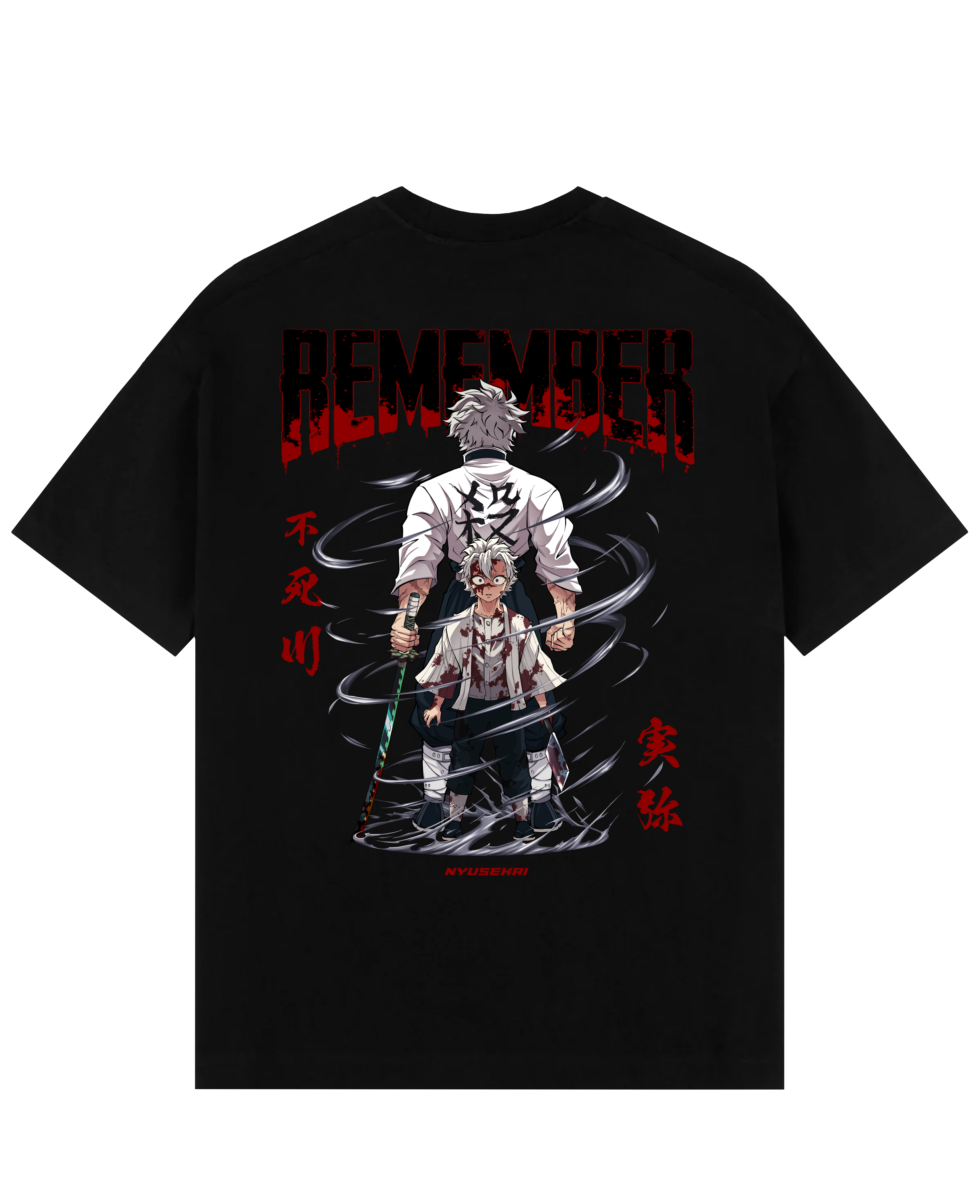 "Sanemi X Remember - Demon Slayer" Oversize T-Shirt