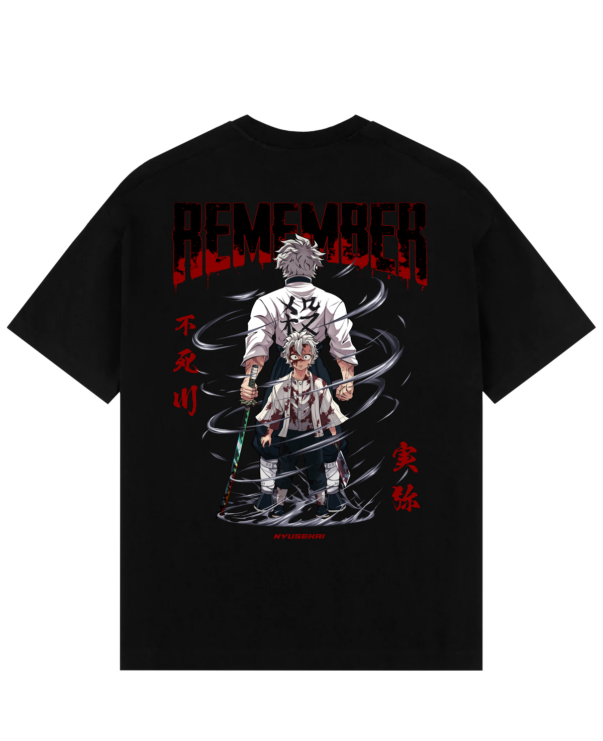 "Sanemi X Remember - Demon Slayer" Oversize T-Shirt