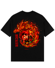 "Tanjiro X Rage - Demon Slayer" Oversize T-Shirt