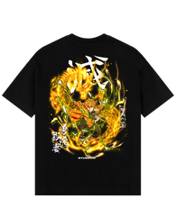 "Zenitsu X Thunder Dragon - Demon Slayer" Oversize T-Shirt