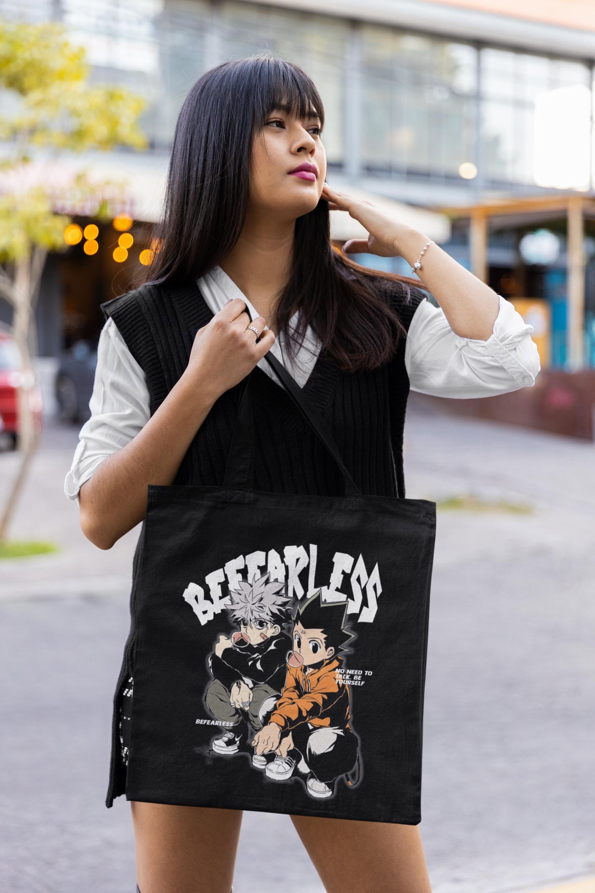 Nysekai "Gon & Killua X Fearless" Tote Bag